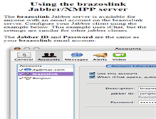 Tablet Screenshot of jabber.brazoslink.net